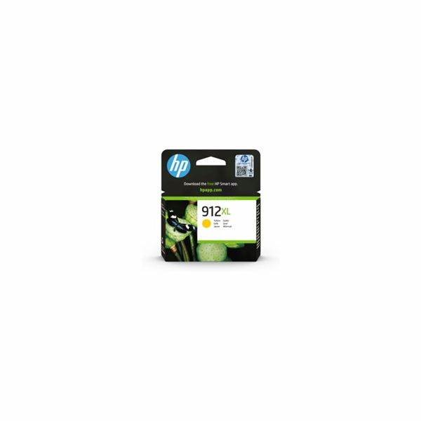 HP 912XL High Yield Yellow Original Ink Cartridge (825 pa...