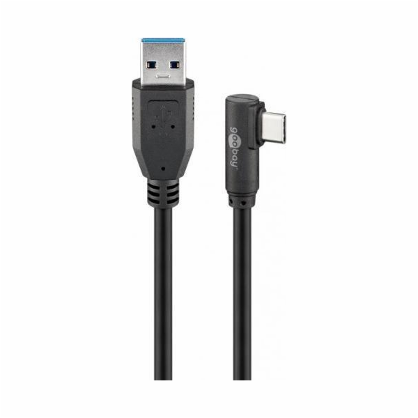 USB 3.2 Gen 1 Kabel, USB-A Stecker > USB-C Stecker 90°