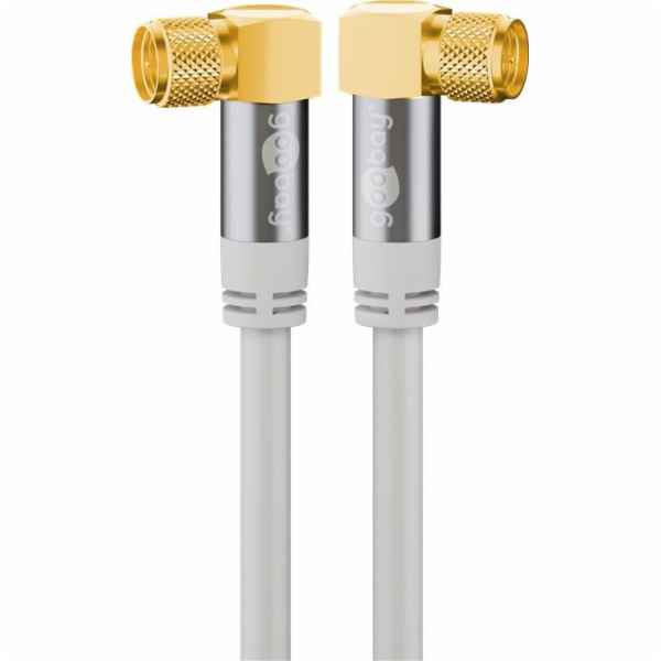 anténní kabel goobay SAT (typ 135dB), F-konektor 90° > F-...