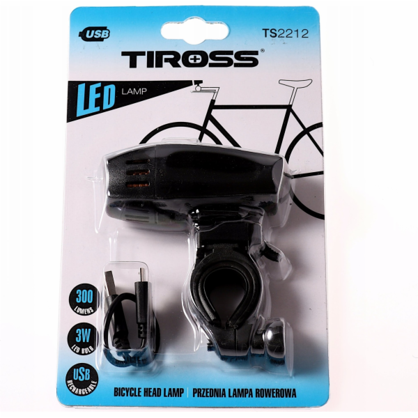 Tiross Tiross TS-2212 světlo na kolo
