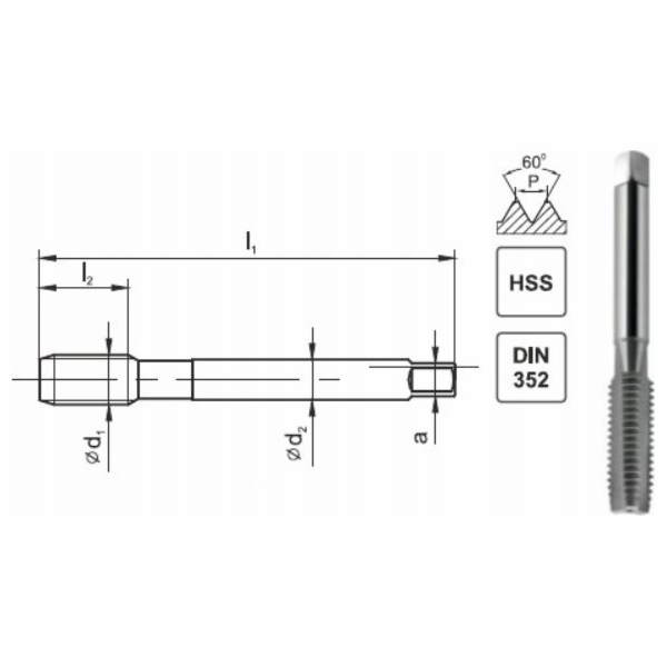 Fanar ZÁVIT M 7 NGMM/1 DIN-352D (6H) HSS