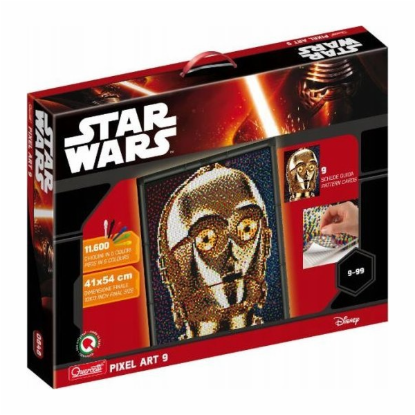 Quercetti MOSAIC PIXEL ART. 9 STAR WARS C-3PO 14800 EL.