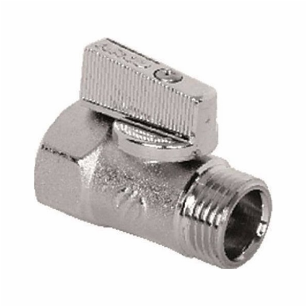 Ventil A2207, 1/2" vnitřní/vnější závit, modrá rukojeť