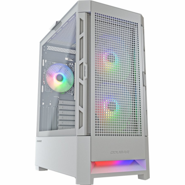 COUGAR PC skříň AIRFACE RGB White Mid Tower Mesh Front Pa...