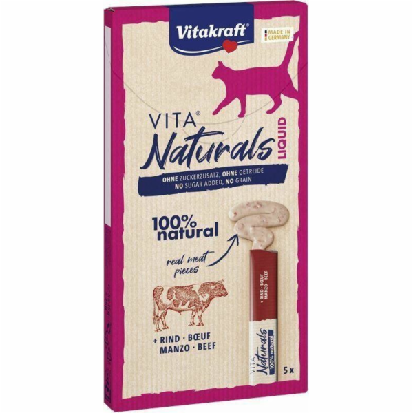 VITAKRAFT VITA NATURALS Tekuté hovězí maso - pamlsek pro ...