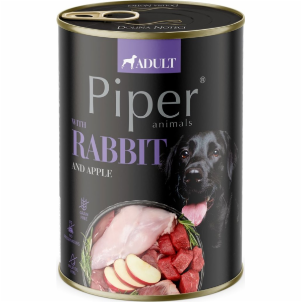 DOLINA NOTECI Piper Animals Rabbit and apple - mokré krmi...