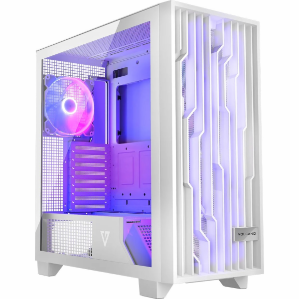 Počítačová skříň MODECOM VOLCANO PERUN APEX ARGB MIDI White