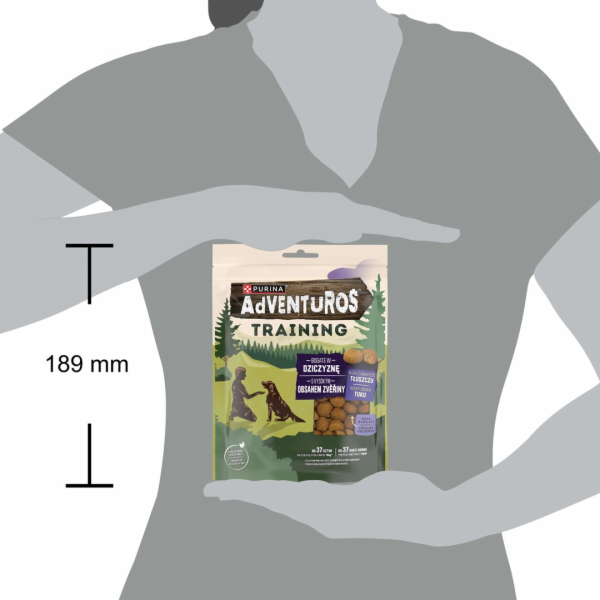 PURINA Adventuros Tréninková pochoutka pro psy ze zvěřiny...