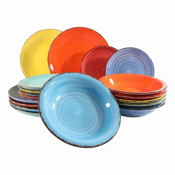 Jídelní sada talířů 18 ks Capri HT-24327152