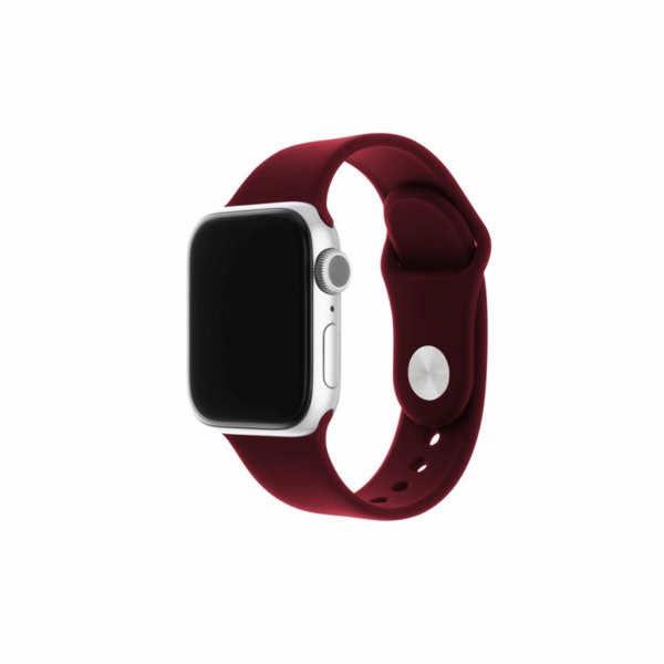 FIXED Silicone Strap pre Apple Watch 42/44/45/49mm, vínov...