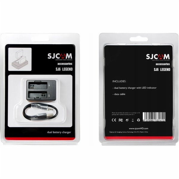 SJCAM SJ9/SJ10/SJ4000X Nabíječka černá