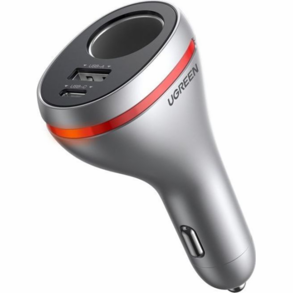 UGREEN Car Charger Dual Ports Single Extension Socket PD 20W