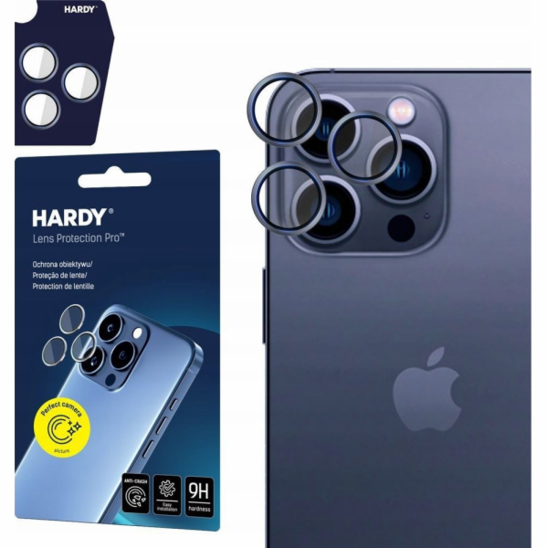 3mk HARDY Lens Protection Pro pro iPhone 15 Pro Blue