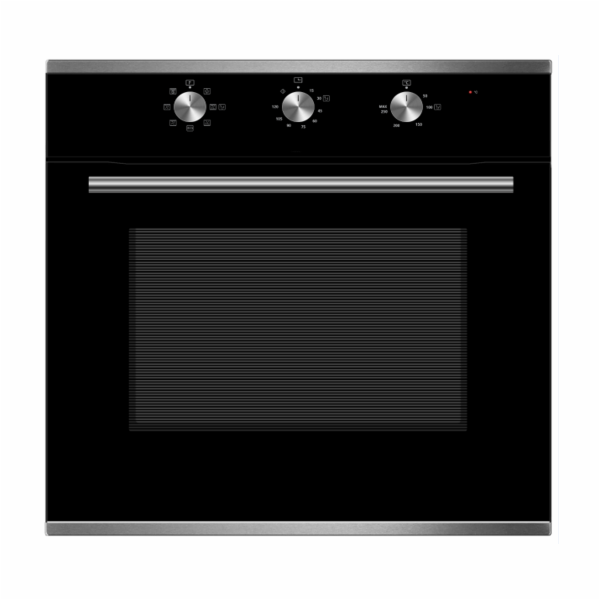 PKM EBO6-60AF vestavná trouba 60l černé sklo s nerez