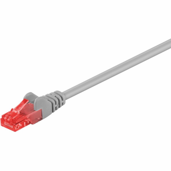 Goobay U/UTP propojovací kabel kat. 6 CCA šedý 3m (68409)