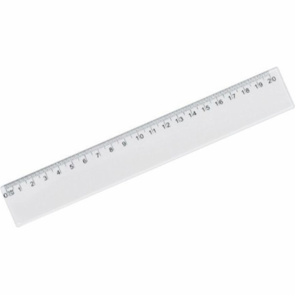 Velké plastové pravítko 20 cm