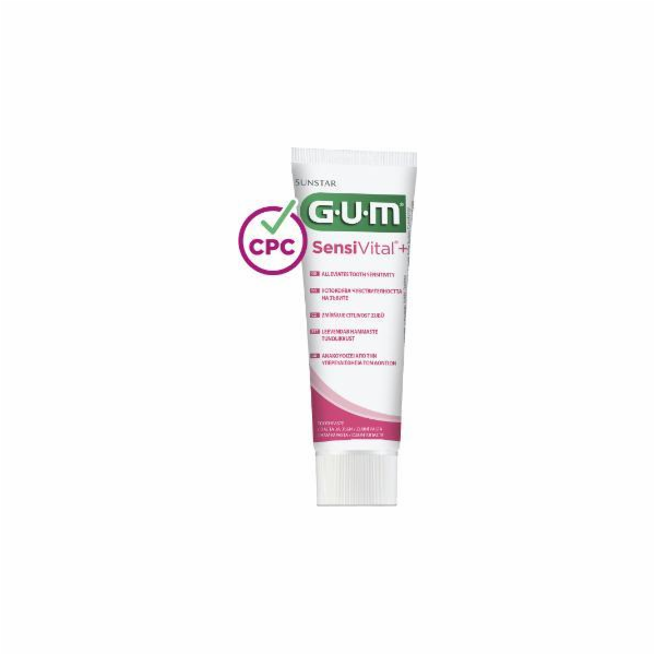 Sunstar GUM D.GUM PASTE SENSIVITAL+ 75ml 6070