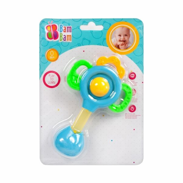 BamBam Rattle Flower 120/240 3m+ (BBN5101)