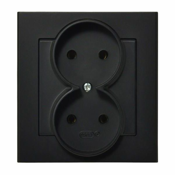 Ospel Socket Sonata dvojitá černá metalíza (GP-2R/33)