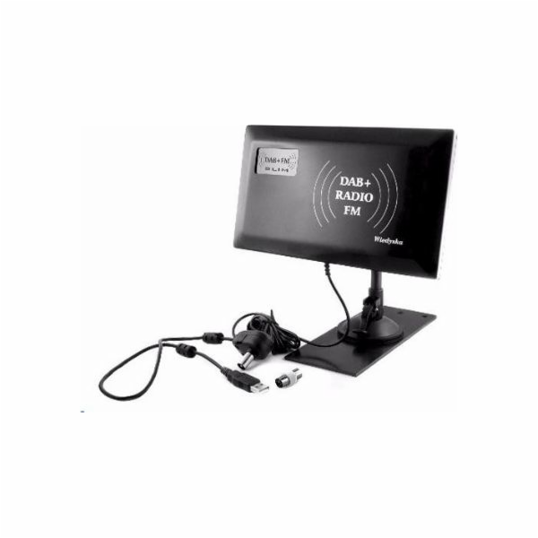 DAB + FM Slim RTV rozhlasová anténa