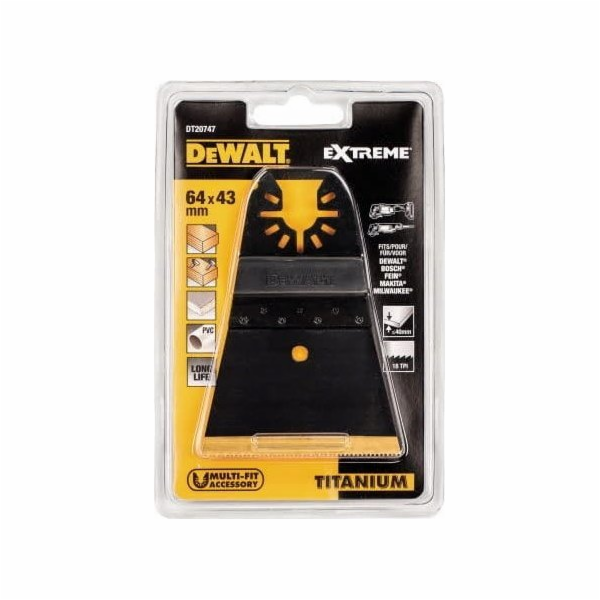 Multitool Dewalt - čepel 64mm (2-1/2)