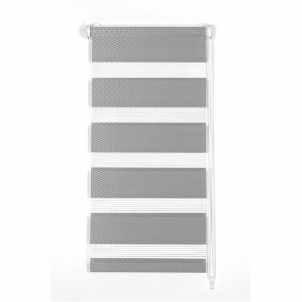 Roletový závěs D&N Rattan, šedý, 800x1700 mm