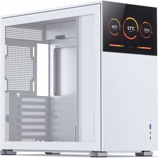 Pouzdro Jonsbo D41 Screen ATX Tempered Glass – bílé