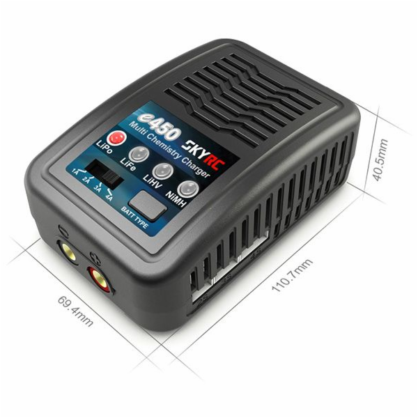 Nabíječka SkyRC e450 2-4S / 6-8S LiPo / LiFe / LiHV / NiMH