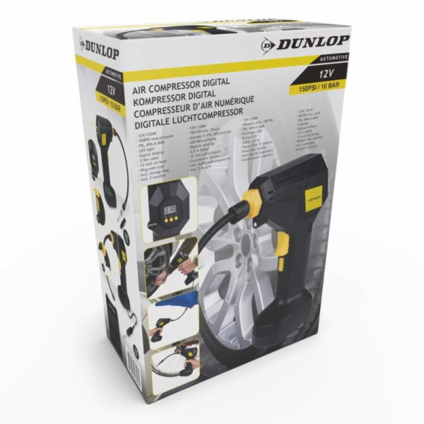 Vzduchový kompresor digitální 12V 150 PSI ED-226557