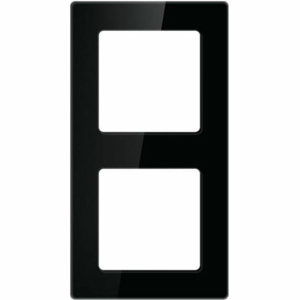 Zásuvka pro dvojitý rámeček Avatto N-TS10-Frame-B2 (černá)