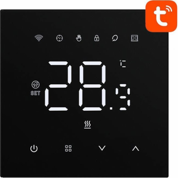 Chytrý termostat Avatto WT410-BH-3A-B Plynový kotel 3A WiFi