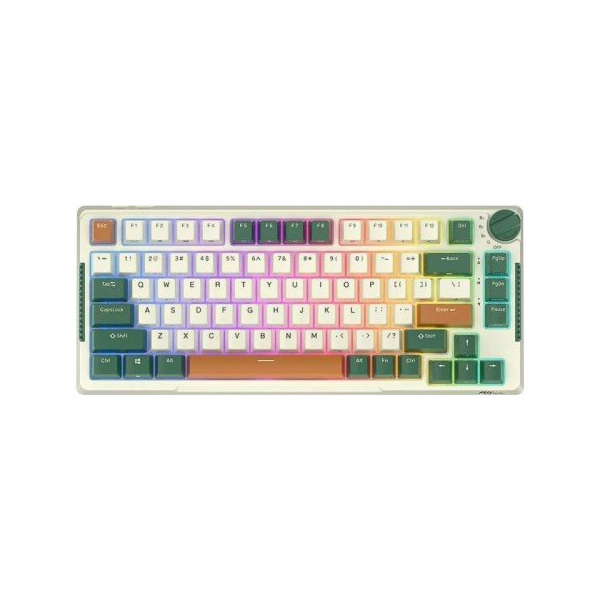 Bezdrátová mechanická klávesnice Royal Kludge RKH81 RGB, ...