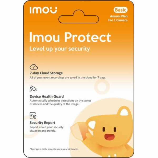 Dárková karta IMOU Protect Basic (roční plán)