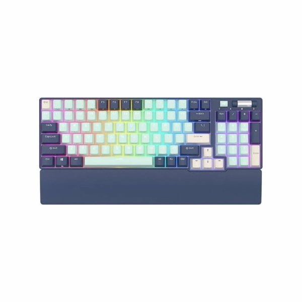 Mechanická klávesnice Royal Kludge RK96 RGB, hnědý spínač...