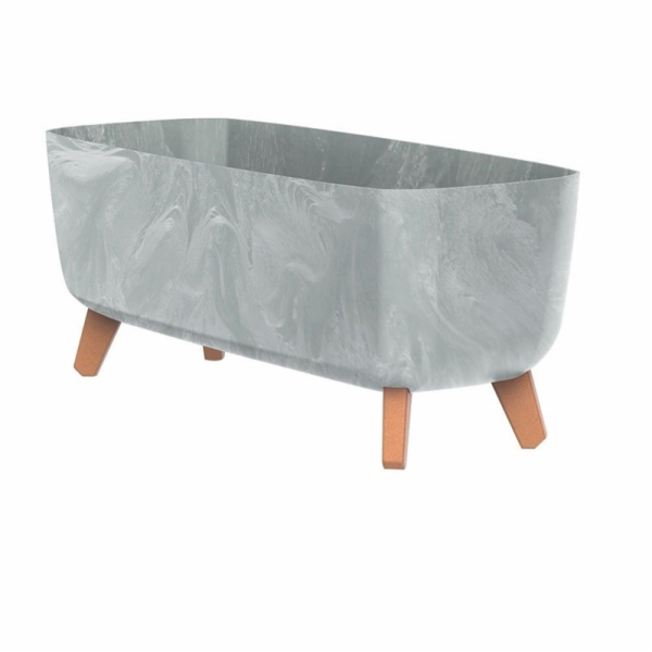 Květináč Prosperplast Gracia, O 58 x 24 cm, šedý