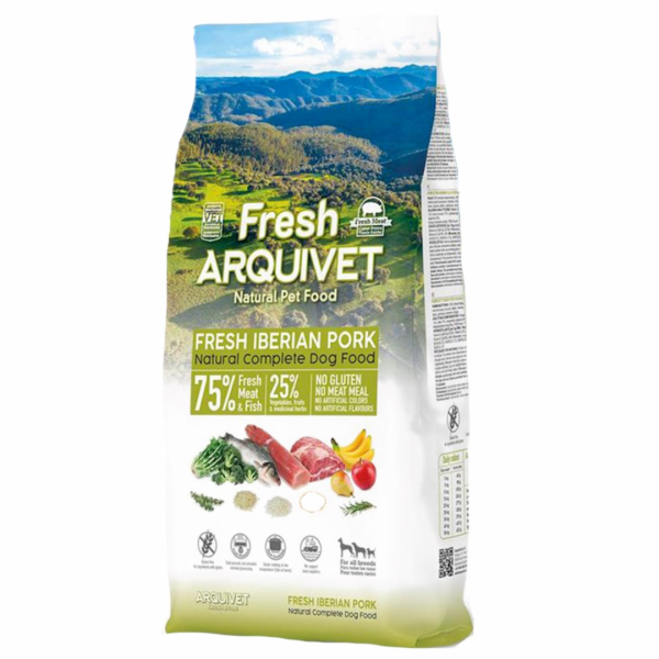 ARQUIVET Fresh Iberian Pork and fish - polovlhké krmivo p...