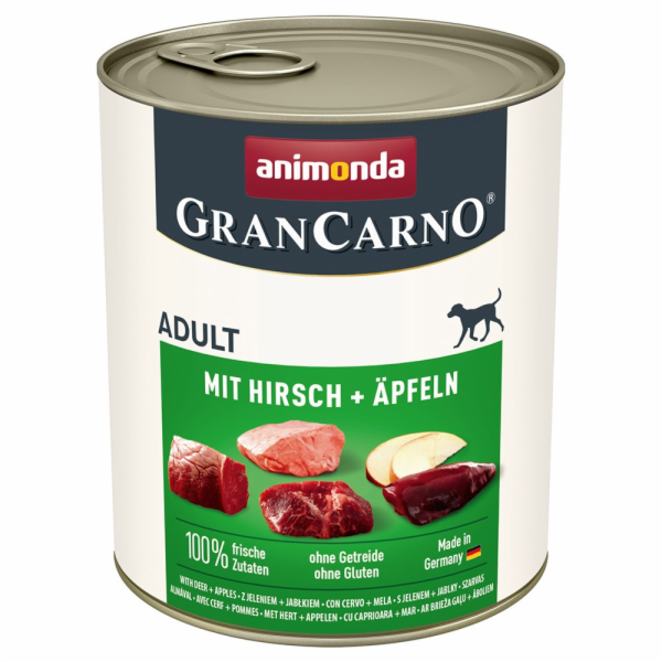 ANIMONDA GranCarno Adult Deer and apple - mokré krmivo pr...