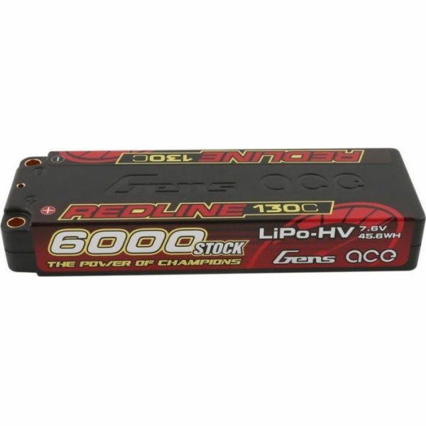 Gens ace Redline Series 6000mAh 7.6V 130C 2S2P HardCase 5...