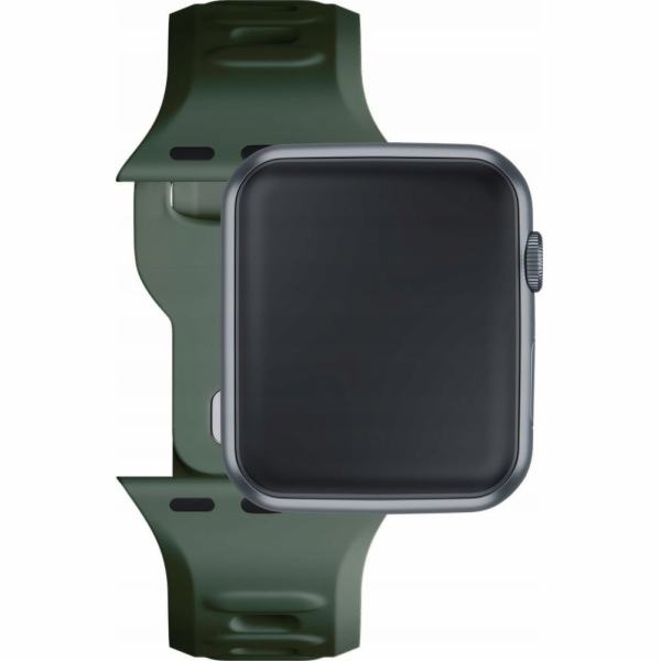 3mk Silicone Watch Strap pro Apple 38/40/41 mm Dark Green