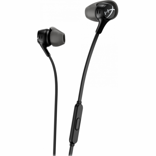 Drátová herní sluchátka HyperX Cloud Earbuds II, černá