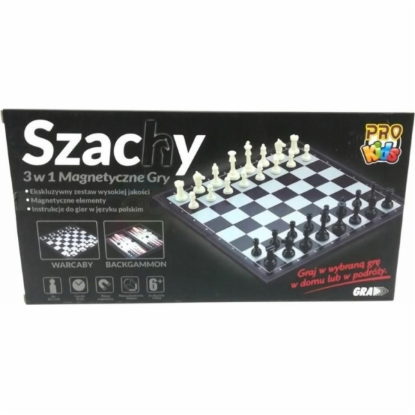 Pro děti šachy 3v1 magnetické