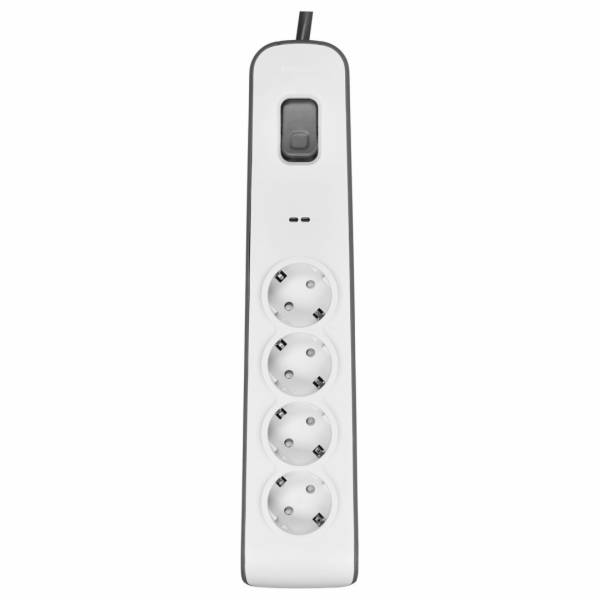 Belkin BSV401CA2M surge protector Black  White 4 AC outle...
