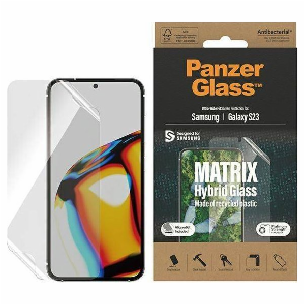 PanzerGlass Matrix Hybrid Glass for Galaxy S23