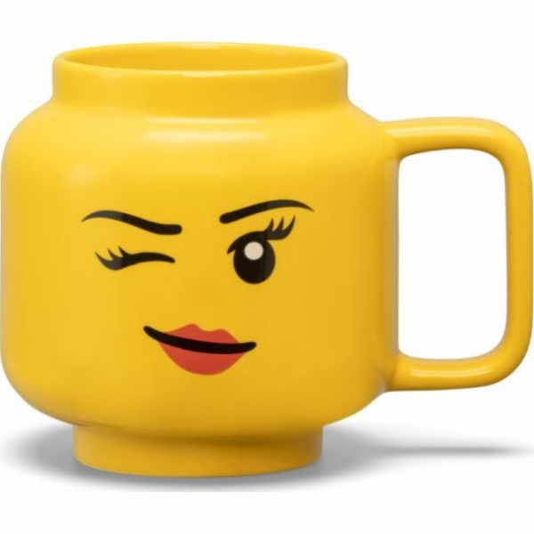 Room Copenhagen LEGO keramický hrnek Winking Girl, velký