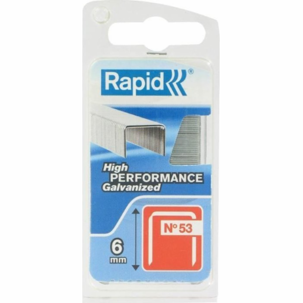 Sponky Rapid 40109502, 11,4x6 mm, typ 53, 1080 ks.
