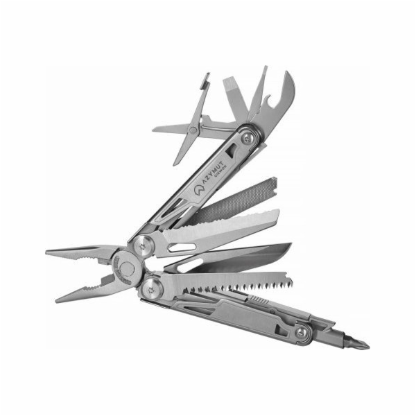 Multitool AZYMUT Giewon - 14 nástrojů + pouzdro na opasek...