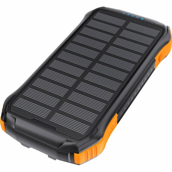 Choetech B658 Solar power bank 2x USB 10000mAh Qi 5W (bla...