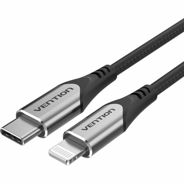 Cable USB-C 2.0 do Lightning Vention TACHF MFi 3A 1m (Gray)