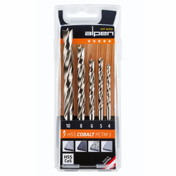 Alpen HSS-Cobalt PCTM 5-tlg
