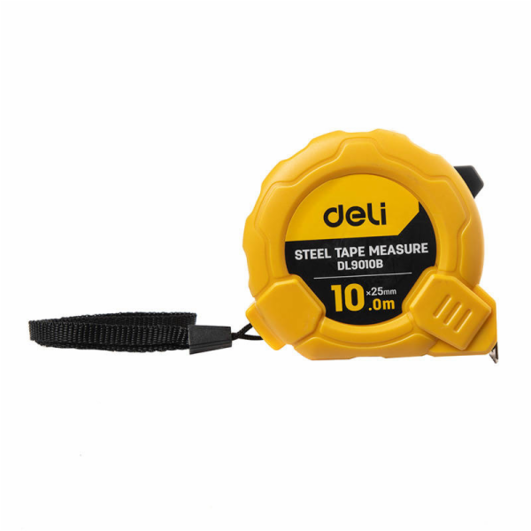 Metr 10m/25mm Deli Tools EDL9010B (žluté)